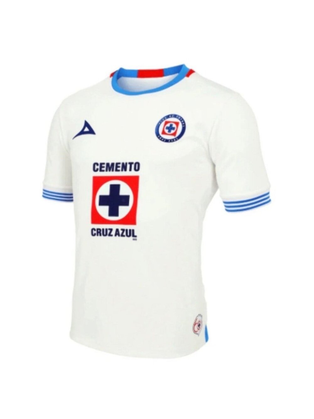 Pirma Cruz Azul 2024 Away Soccer Jersey White 60th Anniversary Mens New NWT M.